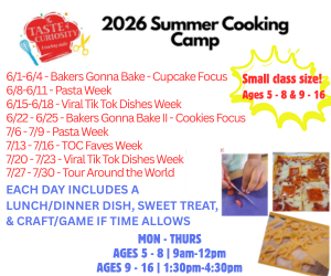 Taste of Curiosity Summer Camp Taste of Curiosity Summer Camp